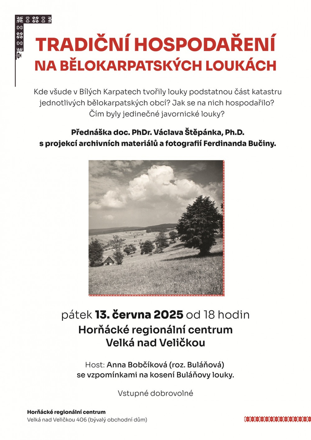 Tradiční hospodaření na bělokarpatských loukách