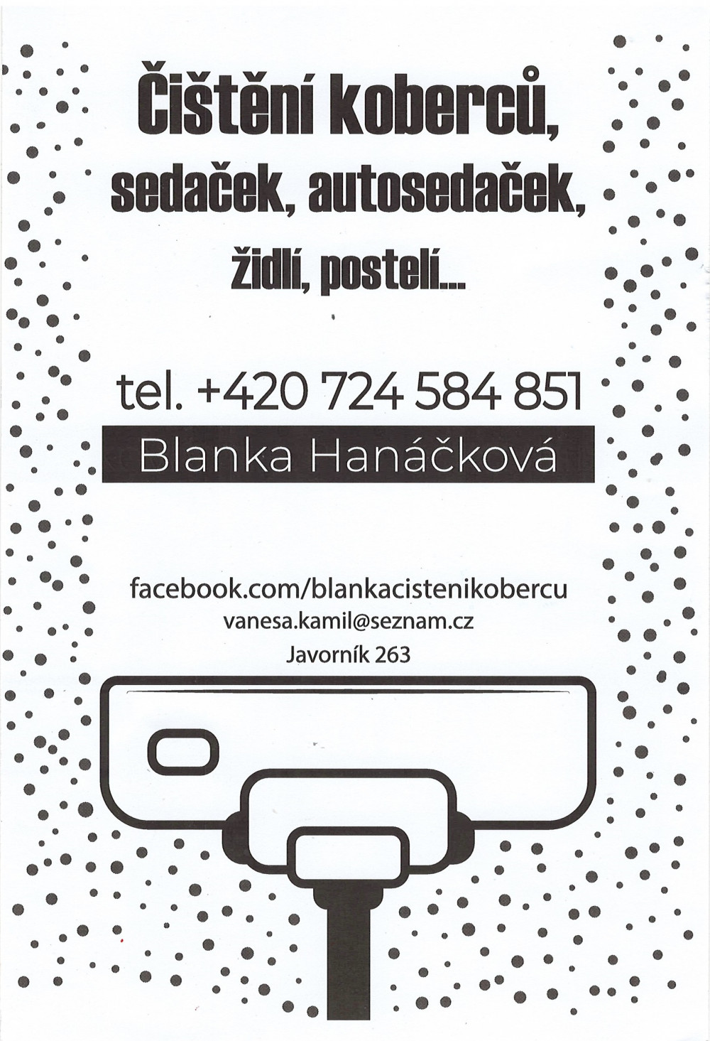 čištění koberců Hanáčková